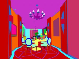 family - kitchen - restaurant 81 Modelo 3D