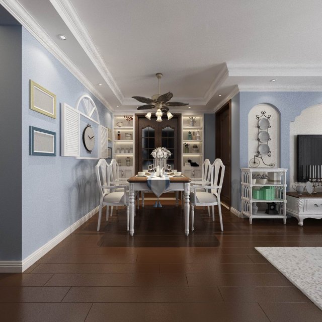 family - kitchen - restaurant 83 Modello 3D .c4d .max .obj .3ds .fbx .stl .blend 