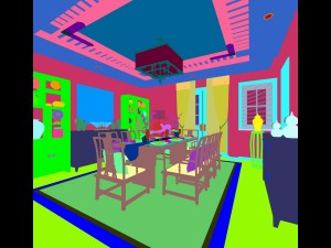 family - kitchen - restaurant 84 Modèle 3D