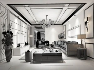 family - kitchen - restaurant 87 3D Model