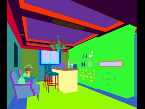family - kitchen - restaurant 89 Modelo 3D