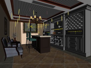 family - kitchen - restaurant 89 Modelo 3D