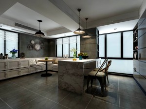 family - kitchen - restaurant 90 3D Model