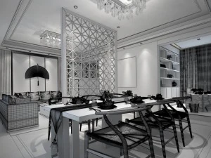 family - kitchen - restaurant 91 3D Model