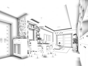 family - kitchen - restaurant 99 3Dモデル