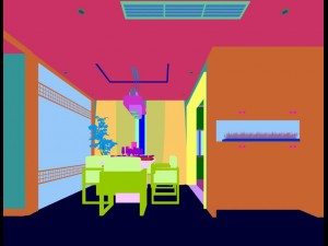 family - kitchen - restaurant 100 3D 모델