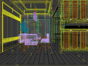 family - kitchen - restaurant 100 3D Model