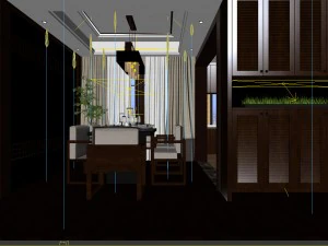 family - kitchen - restaurant 100 3D Model