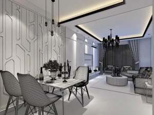 family - kitchen - restaurant 101 3D Model