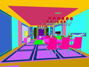 family - kitchen - restaurant 103 3D Model