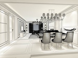 family - kitchen - restaurant 103 3D Model