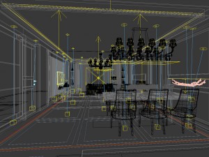 family - kitchen - restaurant 103 3D Model