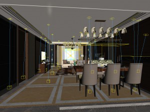 family - kitchen - restaurant 103 3D Model