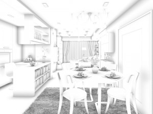 family - kitchen - restaurant 106 3D 模型