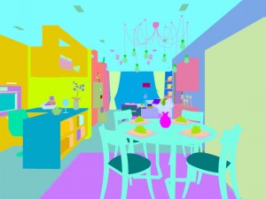 family - kitchen - restaurant 106 3D 模型