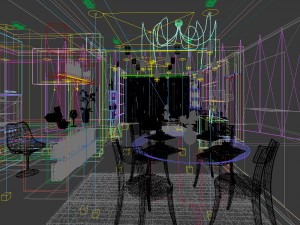 family - kitchen - restaurant 106 3D 模型