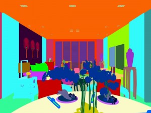 family - kitchen - restaurant 110 3D Model