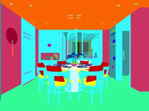 family - kitchen - restaurant 110 3D Model