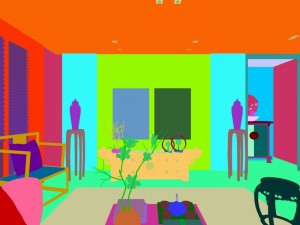 family - kitchen - restaurant 110 3D Model