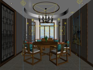 family - kitchen - restaurant 112 Modèle 3D