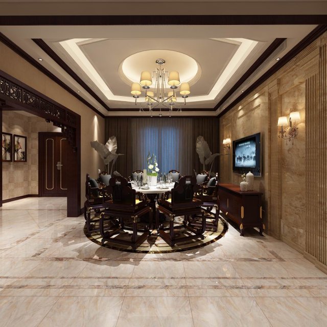 family - kitchen - restaurant 113 3D 모델 .c4d .max .obj .3ds .fbx .stl .blend 