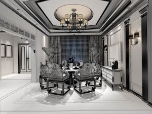family - kitchen - restaurant 113 3D 모델