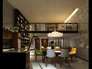 Familie - Küche - Restaurant 115 3D Modell