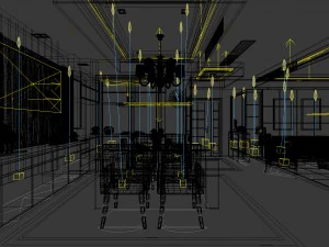 famiglia - cucina - ristorante 116 Modello 3D