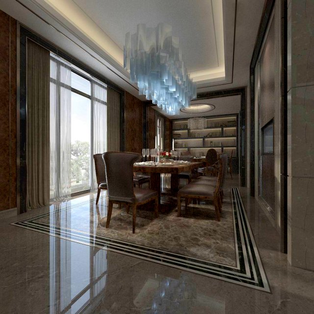 family - kitchen - restaurant 127 3D 모델 .c4d .max .obj .3ds .fbx .stl .blend 