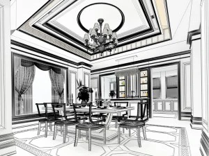 family - kitchen - restaurant 139 3D Model