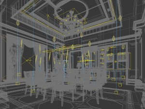 family - kitchen - restaurant 139 3D Model