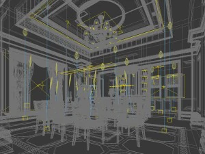 family - kitchen - restaurant 139 3D Model