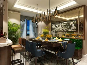 семья - кухня - ресторан 140 3D Модель