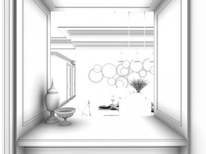 family - kitchen - restaurant 141 3D Model