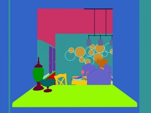 family - kitchen - restaurant 141 Modelo 3D