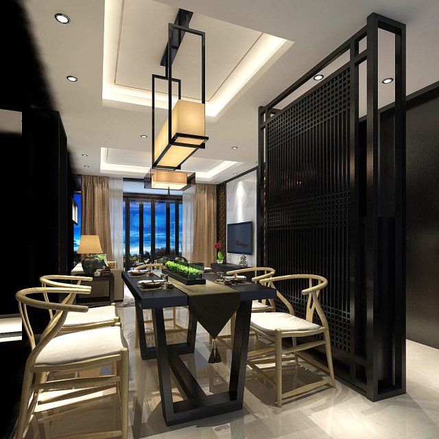 family - kitchen - restaurant 147 3D-Modell .c4d .max .obj .3ds .fbx .stl .blend 