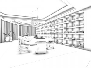 family - kitchen - restaurant 153 3D-Modell