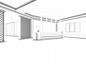 family - kitchen - restaurant 153 3D-Modell