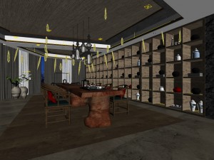 family - kitchen - restaurant 153 3D-Modell