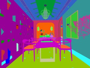 family - kitchen - restaurant 154 Model 3D