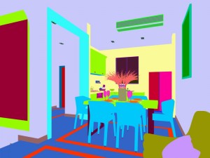 family - kitchen - restaurant 156 Modèle 3D
