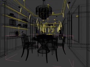family - kitchen - restaurant 157 Modelo 3D