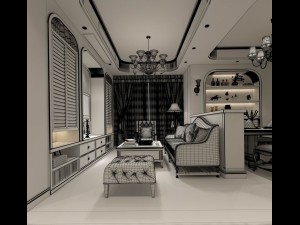 family - kitchen - restaurant 158 3Dモデル