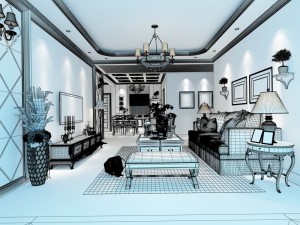 family - kitchen - restaurant 159 3D Model