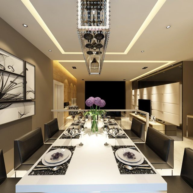 family - kitchen - restaurant 161 Modello 3D .c4d .max .obj .3ds .fbx .stl .blend 