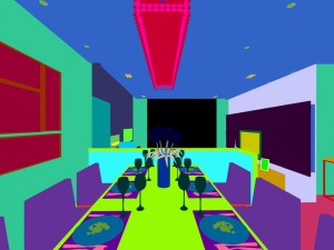 family - kitchen - restaurant 161 Modello 3D