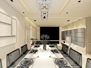 family - kitchen - restaurant 161 Modello 3D