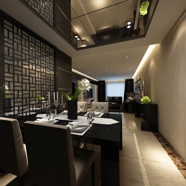 family - kitchen - restaurant 162 3D 모델 .c4d .max .obj .3ds .fbx .stl .blend 
