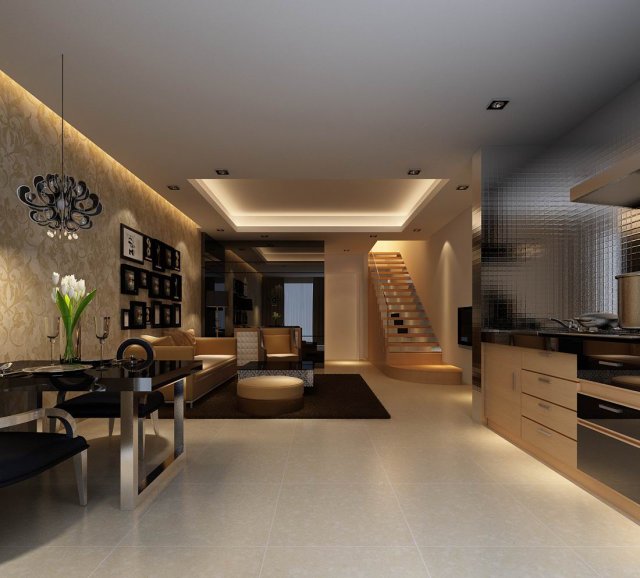 family - kitchen - restaurant 163 3D Model .c4d .max .obj .3ds .fbx .stl .blend 