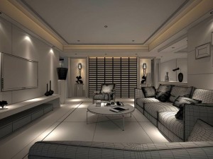 family - kitchen - restaurant 165 Modello 3D